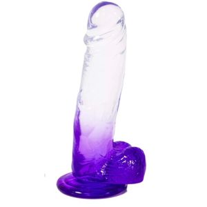 DILDO COLORS 8" PURPLE